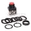 Push Button, Extended Head, Red, 1NC, Standard, Contacts