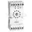Socket, 11-Pin, Guarded Screw Terminal, Panel or DIN Rail Mount