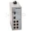 Stratix 2000 Unmanaged switch, 7 copper 10/100 ports, 1 Multimode 100 meg fiber port
