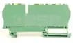Terminal Block, Grounding, Green/Yellow, 26 - 10AWG, 4mm