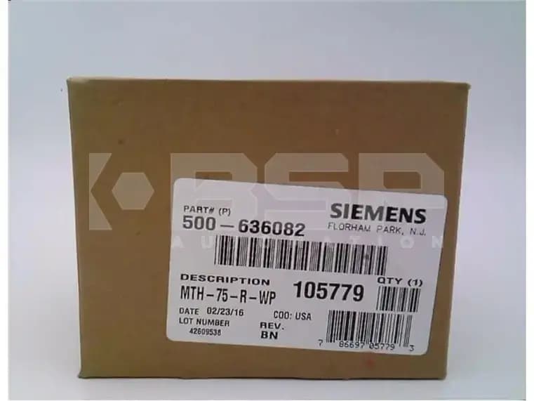 Siemens MTH-75-R-WP Siemens MTH-75-R-WP