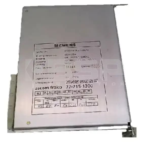 Siemens 6FC5114-0AB01-0AA0 Siemens 6FC5114-0AB01-0AA0