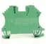 Terminal Block, 25A, 600V AC/DC, Green, 2.5mm, Feed Through
