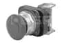 Push Button, Mushroom Head, Momentary, 30mm, Black, NEMA 4/13