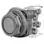 Push Button, Bootless, Flush Head, Black, NEMA 7/9, 2NO/2NC, Contact