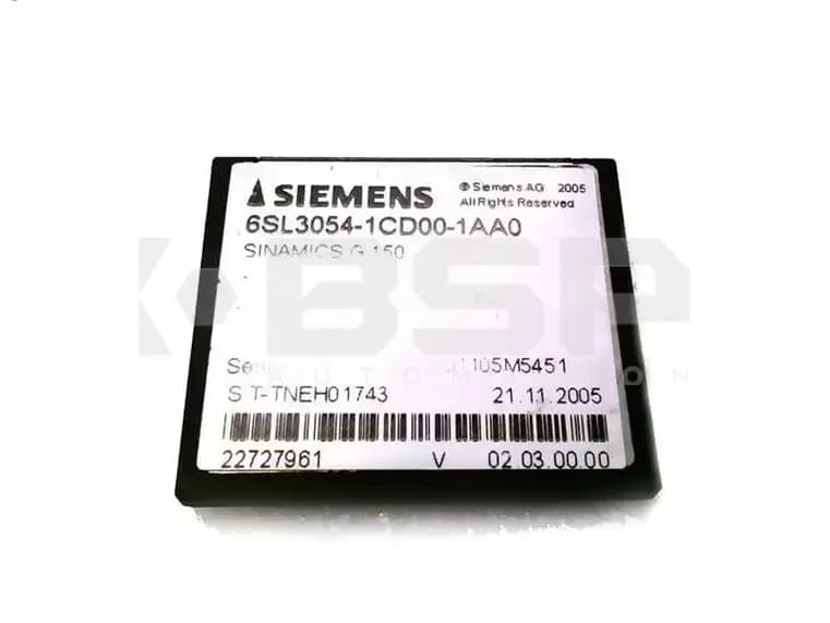 Siemens 6SL30541CD001AA0 Siemens 6SL30541CD001AA0
