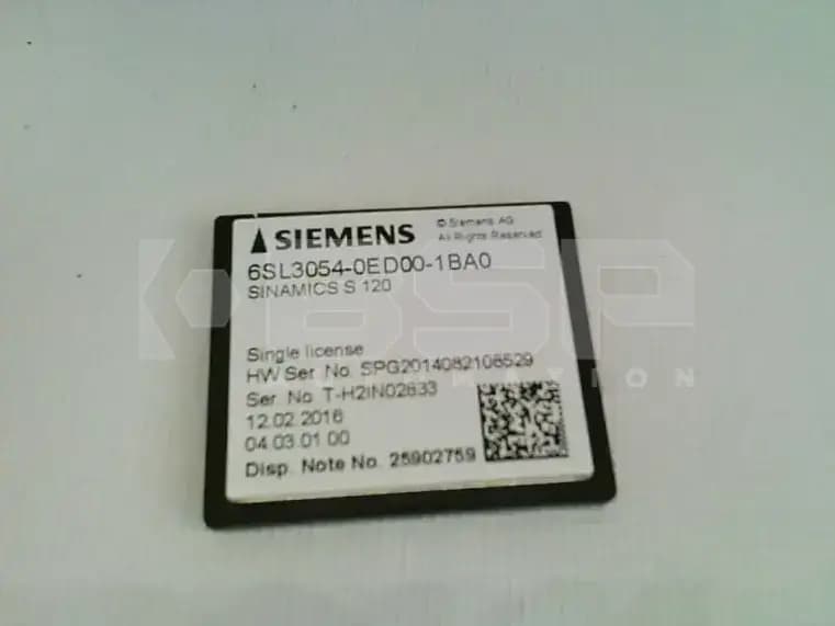 Siemens 6SL30540ED001BA0 Siemens 6SL30540ED001BA0
