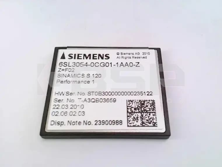 Siemens 6SL3054-0CG01-1AA0-Z-F02 Siemens 6SL3054-0CG01-1AA0-Z-F02
