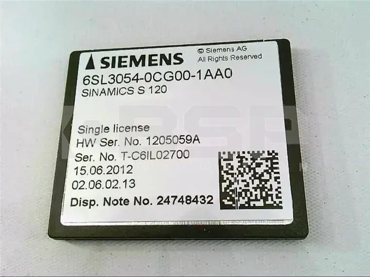 Siemens 6SL3054-0CG00-1AA0 Siemens 6SL3054-0CG00-1AA0
