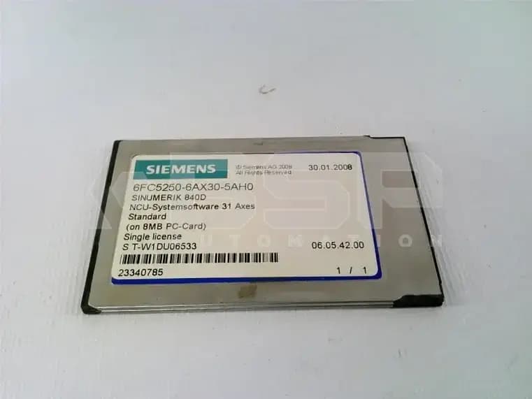 Siemens 6FC5250-6AX30-5AH0 Siemens 6FC5250-6AX30-5AH0