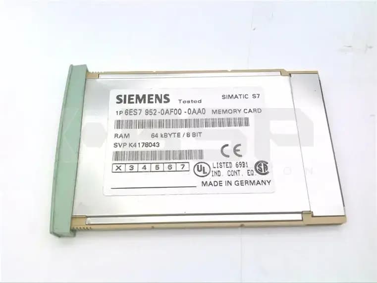 Siemens 6ES7952-0AF00-0AA0 Siemens 6ES7952-0AF00-0AA0