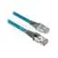 Connection Cable, EtherNet, 8 Conductor, RJ45 Male to Male, Teal 871046