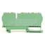 Terminal Block, Grounding, Green/Yellow, 26 - 10AWG, 4mm 16743