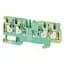 Terminal Block, Grounding, Yellow/Green, 6.1mm, 600VAC/DC, 26-10AWG 1333049