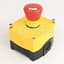 Assembled Station, 1 Hole, Plastic Enclosure, Yellow, Metric Condui