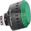 855PC Panel Mount Sounder, LED, Black Housing, 120 VAC, 45 MM, Red