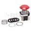 Push Button, Push-Pull, Jumbo Mushroom, 30mm, Red, NEMA 4/13