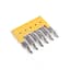 Terminal Block, Jumper, Screwless, 6P, Yellow, for 1492-L4
