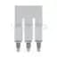 Terminal Block Jumpers, 3P, Gray, Screw Type, Center, for 1492-J6