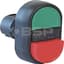Push Button, Multi-Function, Momentary, 2-Position, Red/Green 38065