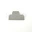 Terminal Block, End Barrier, Gray, for 1492-WD4