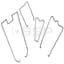 Retainer Clip, Ejection Lever, Plastic, for 700-HN104 Socket