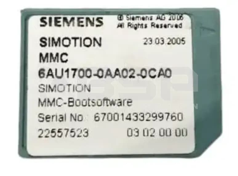 Siemens 6AU1700-0AA02-0AA0 Siemens 6AU1700-0AA02-0AA0