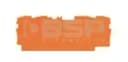 End And Intermediate Plate, 1mm Thick, Orange
