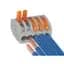 Wire Connector, Lever Nut, 5-Port, Push-In, 28 - 12 AWG