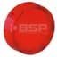 800B 16 mm Push-Button Red Lens Cap - Round