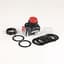 800H 30 mm Momentary Push Button, Extended Head, Red, 1 NO / 1 NC