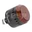 Panel Mount, Dual Circuit Alarms, Black Housing, 24V AC/DC, 45mm, Light/Sound, Yellow, 22.5mm