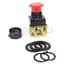 800H 2 Pos Push-Pull Device, Twist Release, Std Mushroom, Red, 1 NC