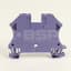 Terminal Block, 35A, 600V AC/DC, Violet, 4mm, Feed Through