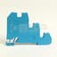 Terminal Block, 3 Level Sensor, 10A, 300V AC/DC, Blue, 2.5mm