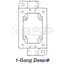 Enclosure, 1 Gang, Deep, 3/4" Feed Through, Aluminum, NEMA 7/9