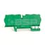 Terminal Block, 25A, 600V AC/DC, 2 Connection Side, Green, 2.5mm