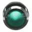 Pushbutton Momentary Green Flush Illuminated Metal