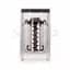 Load Center, Main Breaker, 100A, 120/240VAC, 1PH, 22kAIC, 24 Space