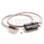 Cable, Pre-wired, 22 AWG, 20 Cond., Shielded, 1.0m, (3.28')