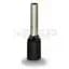 Insulated Ferrule, 16 AWG, Black, 10mm Wire Strip Length