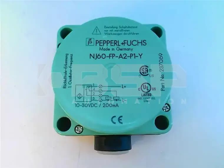 Pepperl+Fuchs NJ60-FP-A2-P1-Y237069 Pepperl+Fuchs NJ60-FP-A2-P1-Y237069