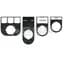 Legend Plate, 30 x 50mm, 22.5mm Opening, 1 Piece, White, Black Text