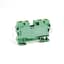 Terminal Block, Feed Through, Grounding, 10mm, 16 - 6AWG