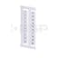 Terminal Block Accessory, Snap-In Individual Marker Card, 6 x 12 mm 97584