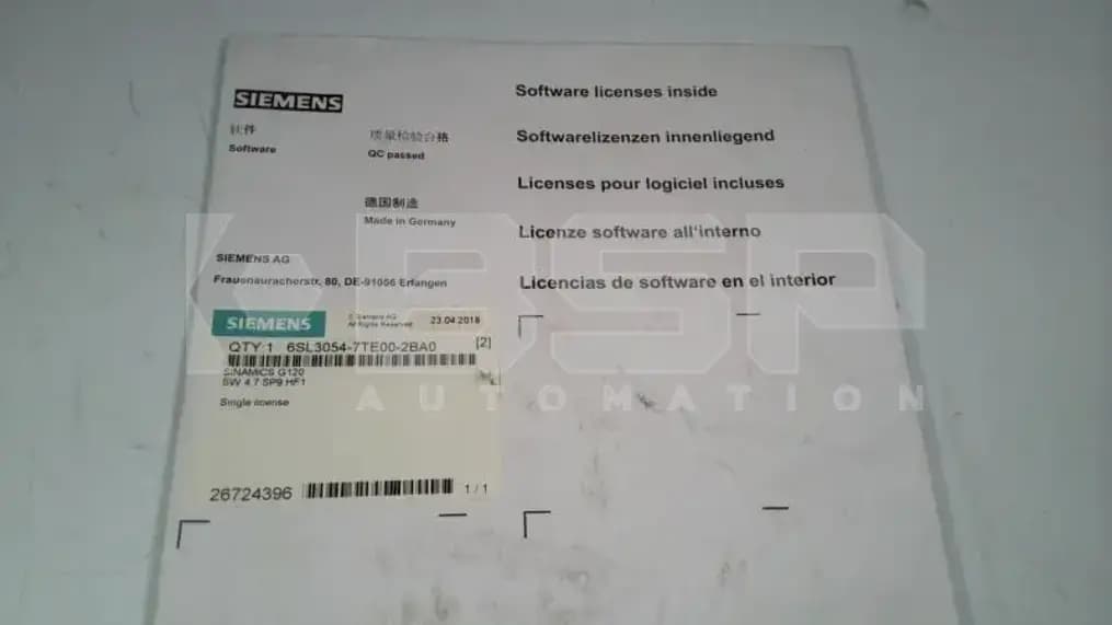 Siemens 6SL30547TE002BA0 Siemens 6SL30547TE002BA0