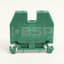 Terminal Block, 40A, 600V AC/DC, Green, 6mm, Space Saver