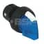 800F 3 Pos Illuminated Selector Switch, Spring Return Both, Plastic 86372