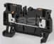 Terminal Block, Push-In, IEC, Feed-Through, 4mm, Single Level, 2 Connection Points, Black