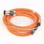 MP-Series 30 M Cable, Motor Power With Brake Wires, DIN Connector